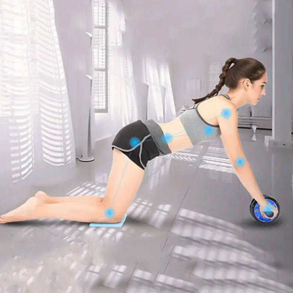 Muscle Trainer Fitness Equipment, Roller Wheel Abdominal Exercise Roller, Ab Roller Wheel, No Noise Non-slip Soft Foam