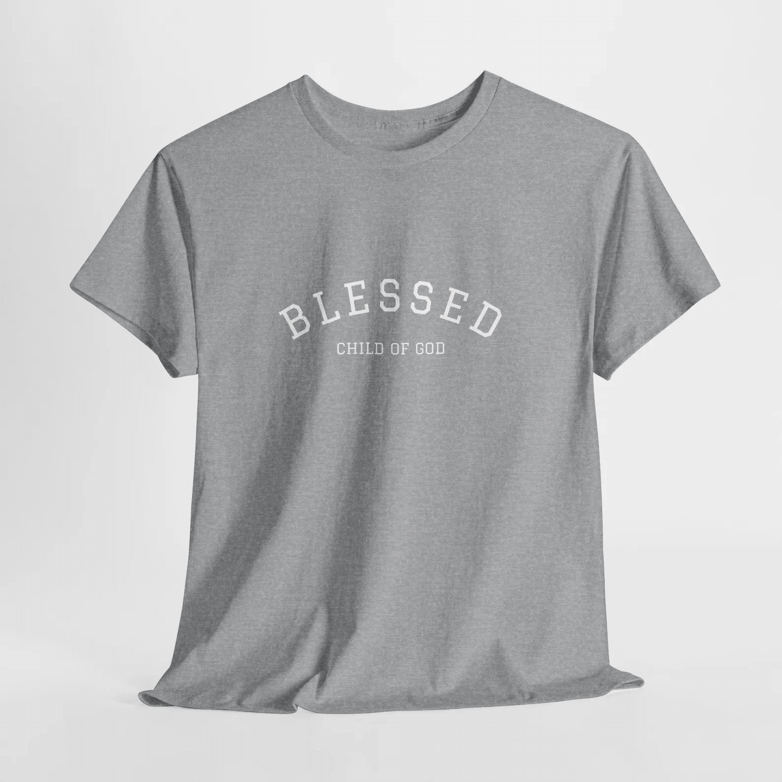 Blessed Child of God Shirt Christian Faith Tee Inspirational Religious Gift