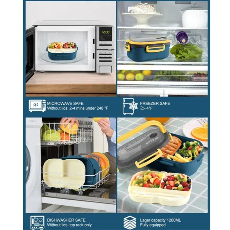 1200 ml Double Layer Bento Lunch Box