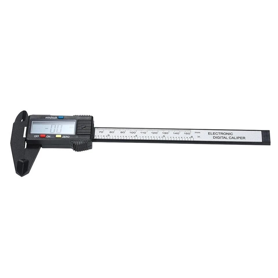 Carbin Fiber Electronic Digital Vernier Caliper Micrometer Guage LCD