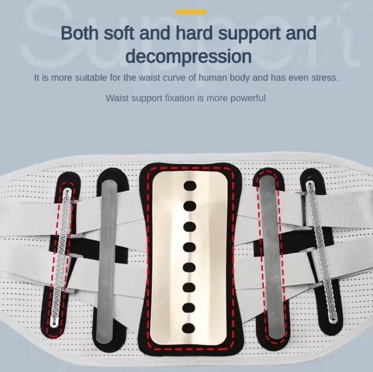 OrthoFlex Lumbar Support Belt for Back Pain Relief and Posture Correction