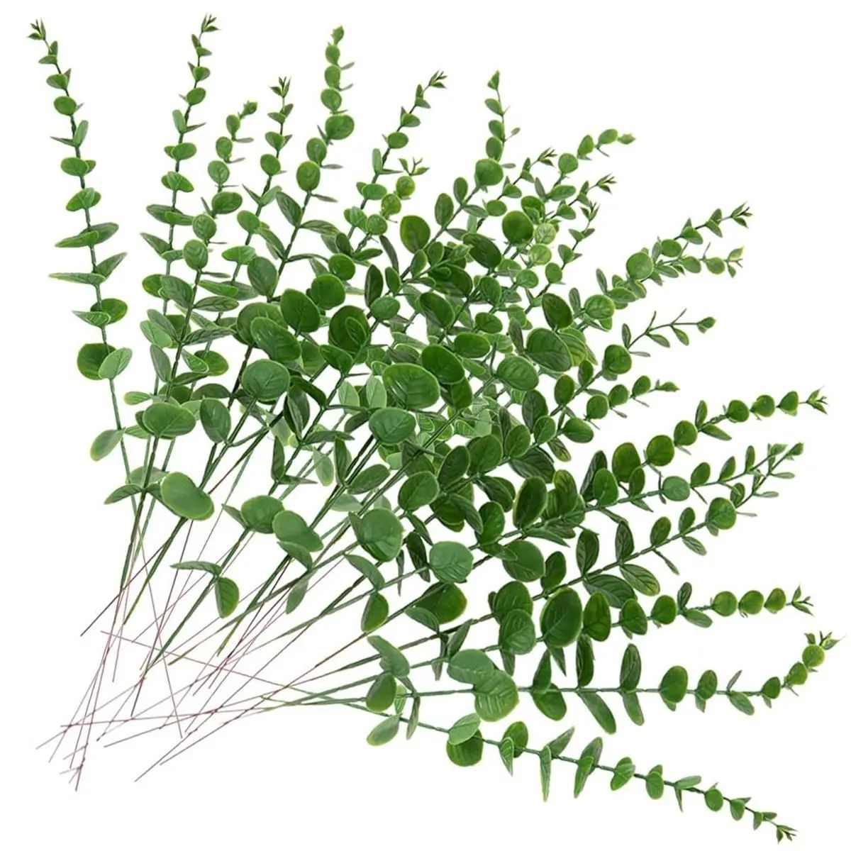 100-Piece Bulk Artificial Eucalyptus Leaf Set