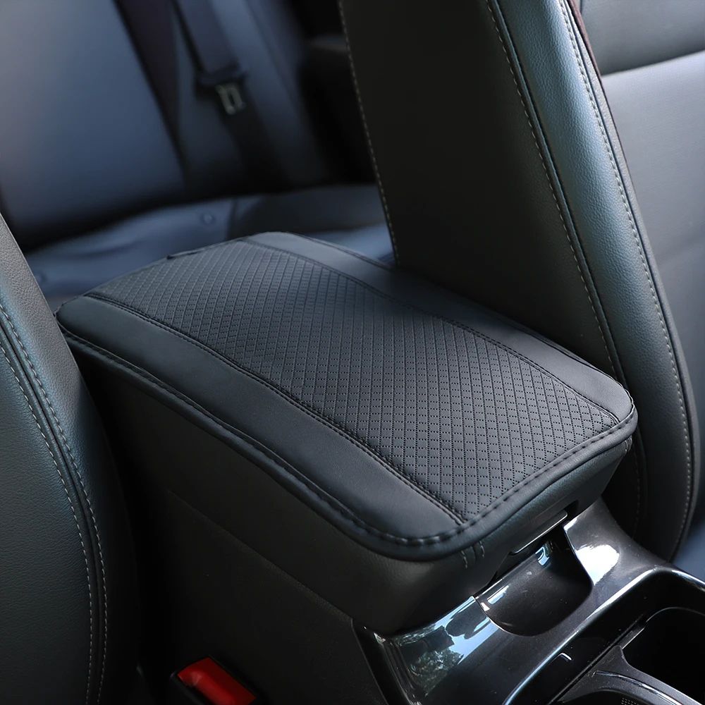 PU Leather Waterproof Car Armrest Cushion Pad