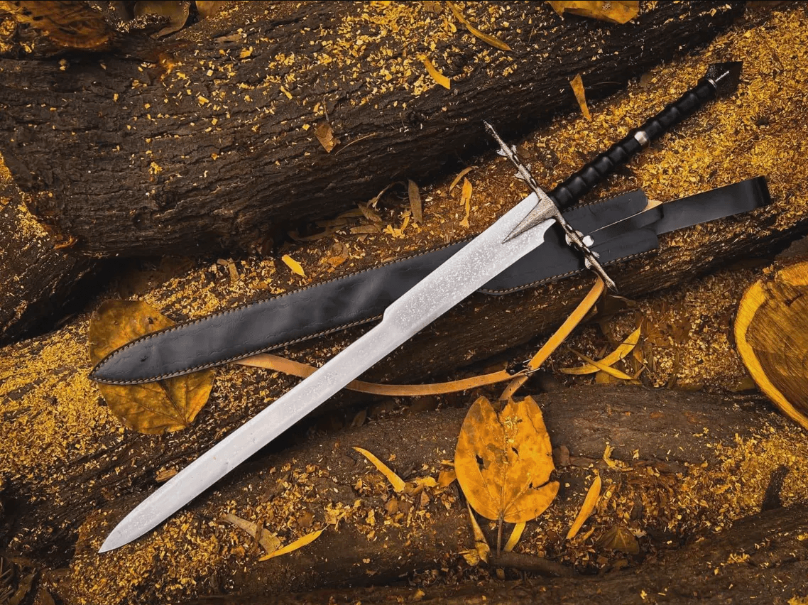 Ringwraith Sword Nazgul Lotr Sword Replica with Leather Sheath