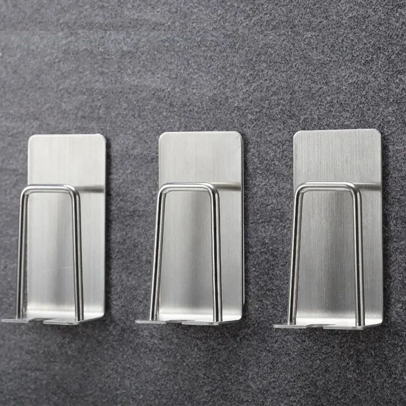 Stainless Steel Wall Mount Toothbrush Holder Bathroom Rack
