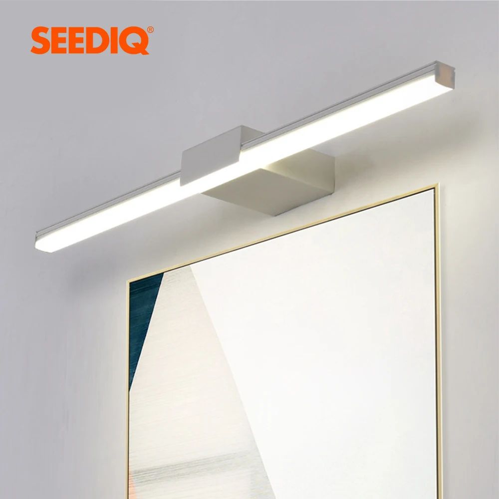 Modern Aluminum bathroom mirror light - Sleek LED vanity light Wall Sconce (Black/White)