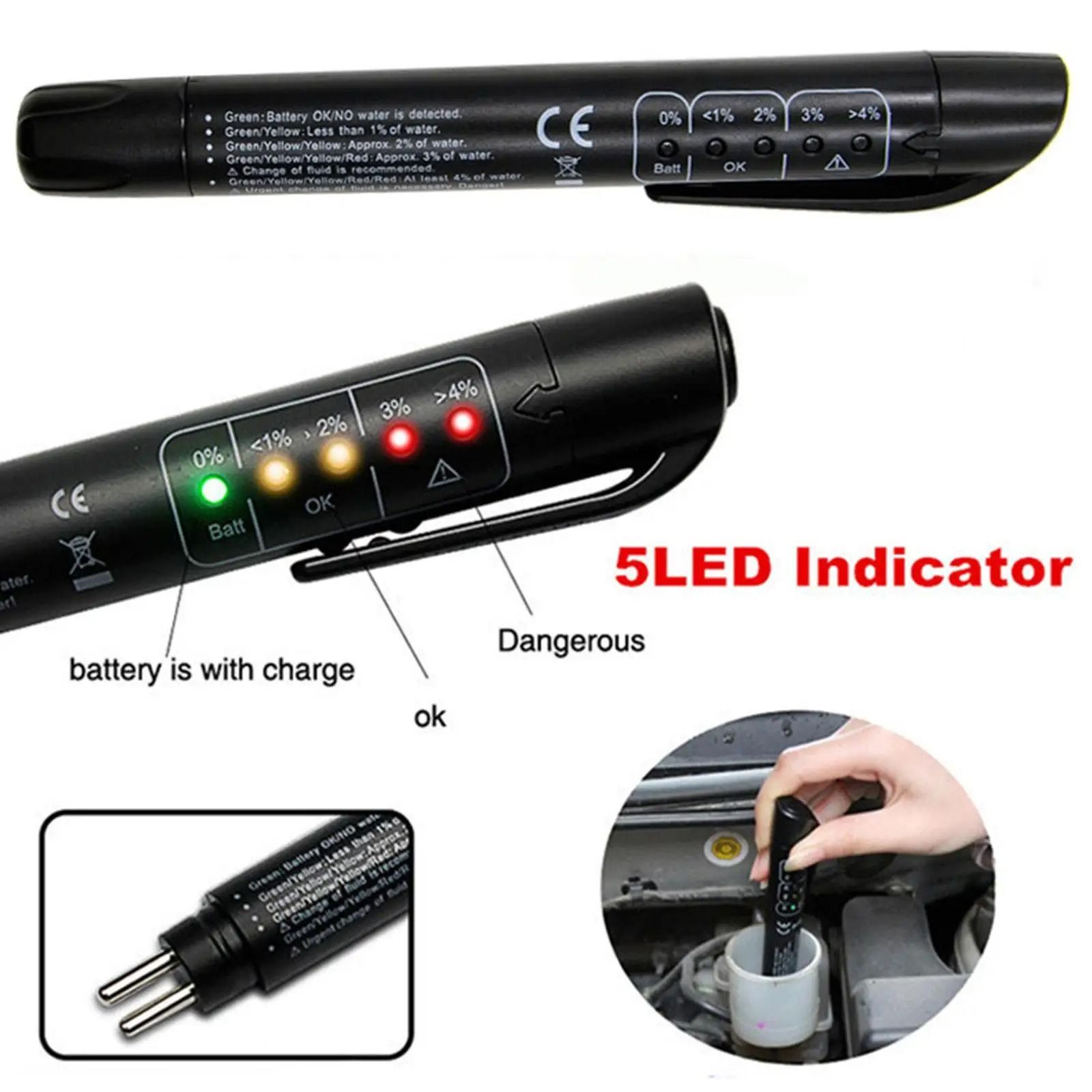 Universal Automotive Brake Fluid Tester Pen