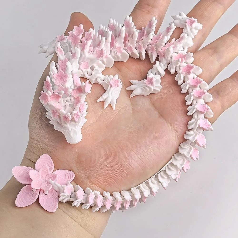 Cherry Blossom Dragon | Articulated 
