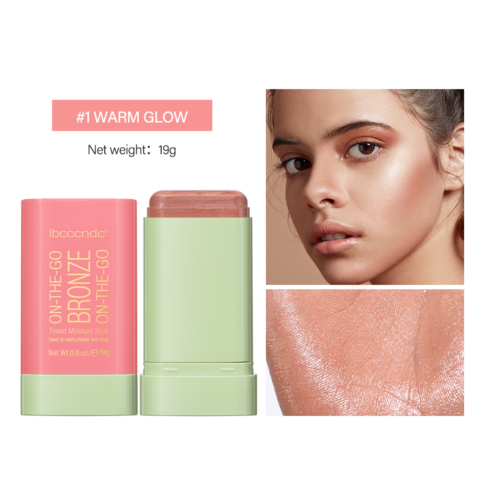 High Gloss Stick Face Brightening, Rotary Small Gold Tube Concealer, Pearl Gloss Dressing Stick