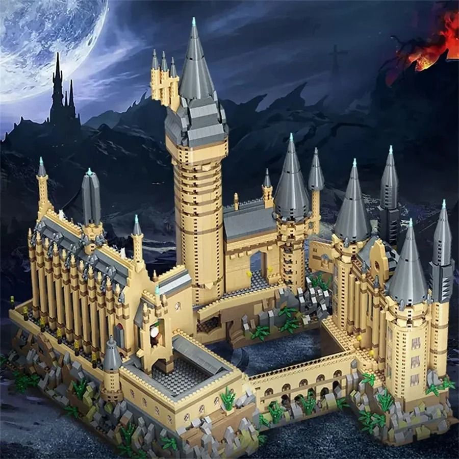 Medieval Magic Castle Micro Bricks – School Architecture Palace Model – High-Yield Creative Interaction Hub