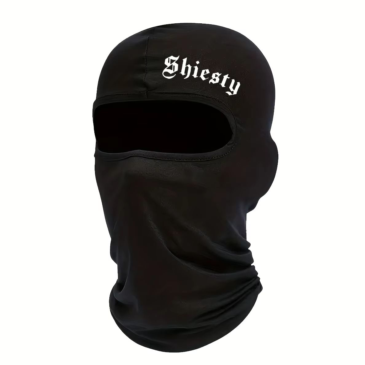 Smiling Face Print Unisex Balaclava Neck Cover Mask