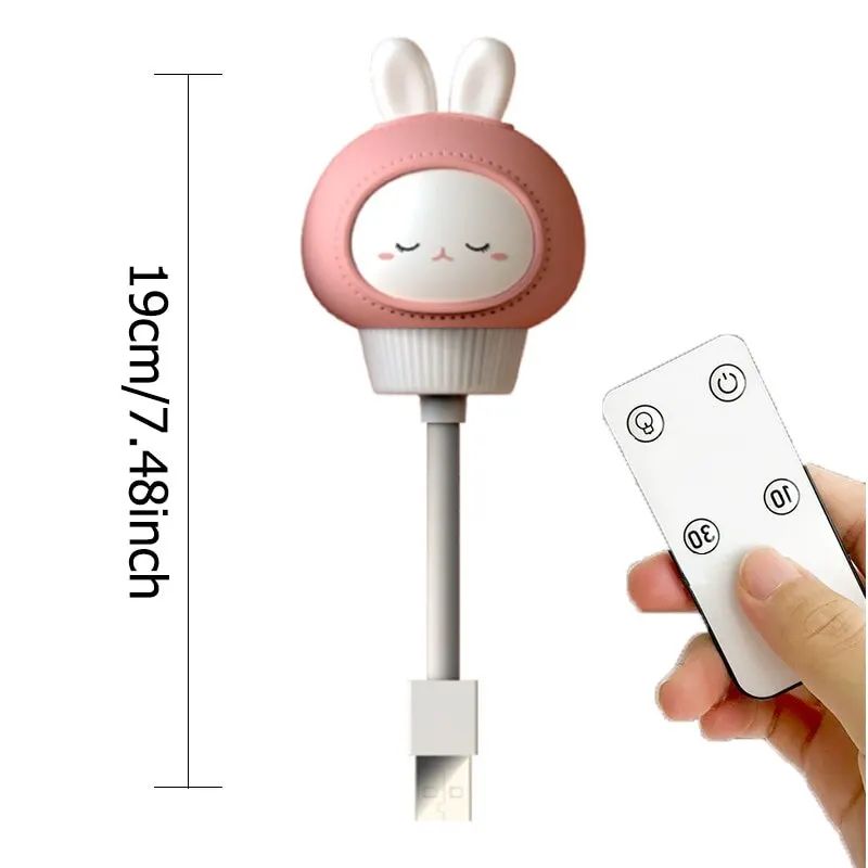 USB Cartoon LED Night Light with Remote Control