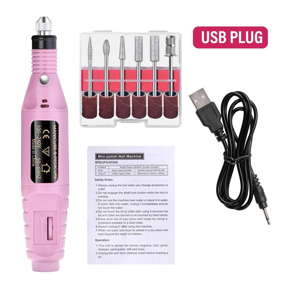Electric Nail Drill and Sander Set
