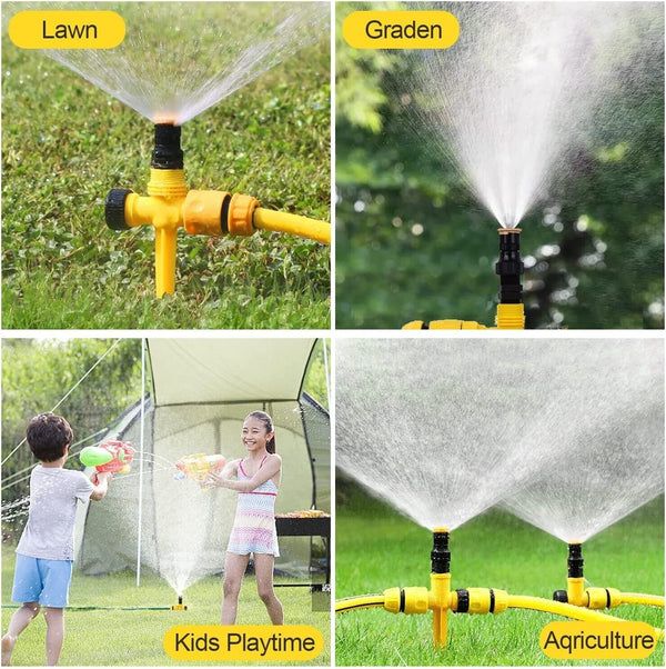 Auto Irrigation System, Garden Lawn Sprinkler, Rotation, Water-Saving Patio Sprinkler