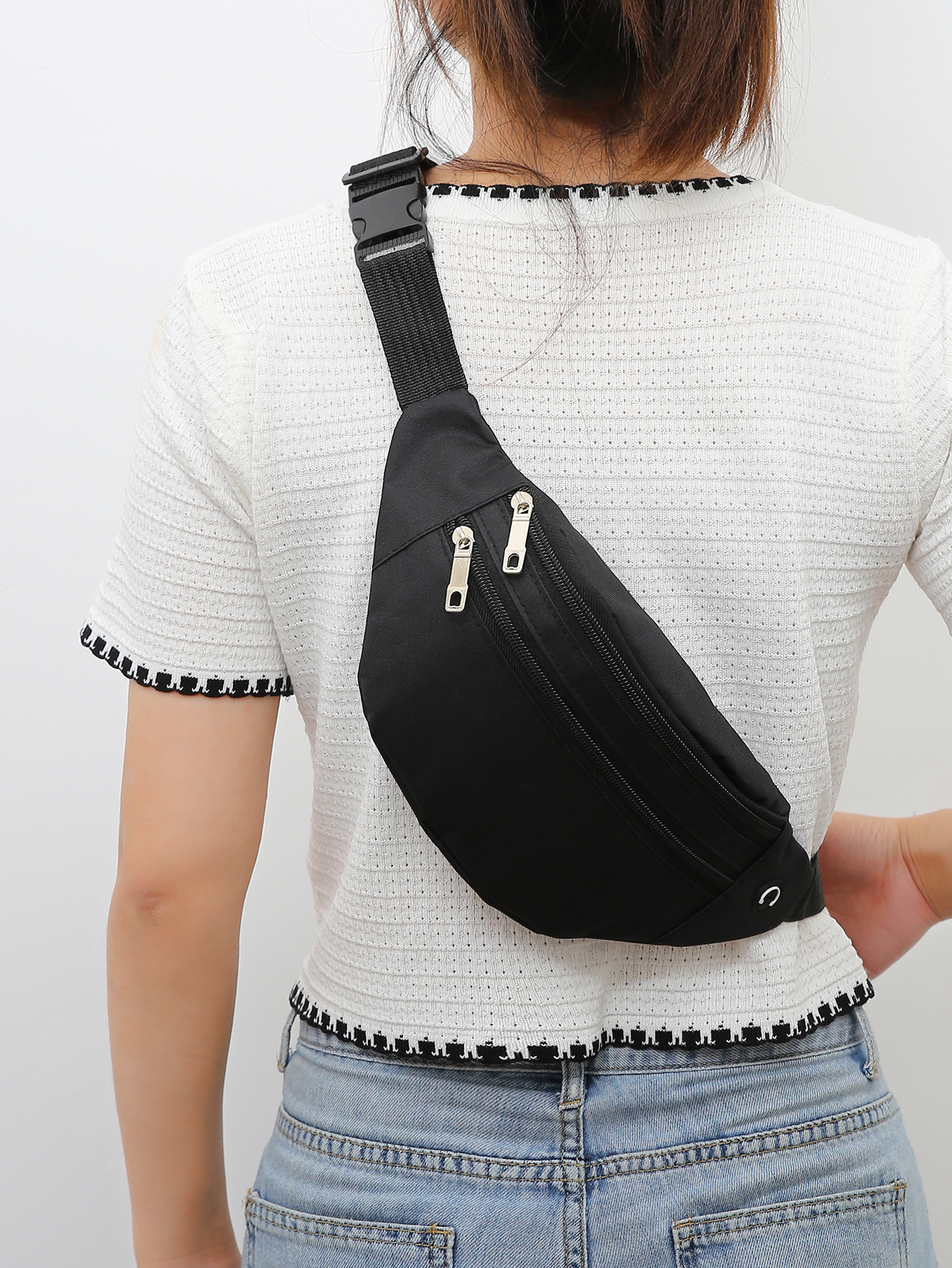 Fanny Pack, Mobile Waist Bag For Men Women, Large Capacity, Anti Splash, Multifunctional