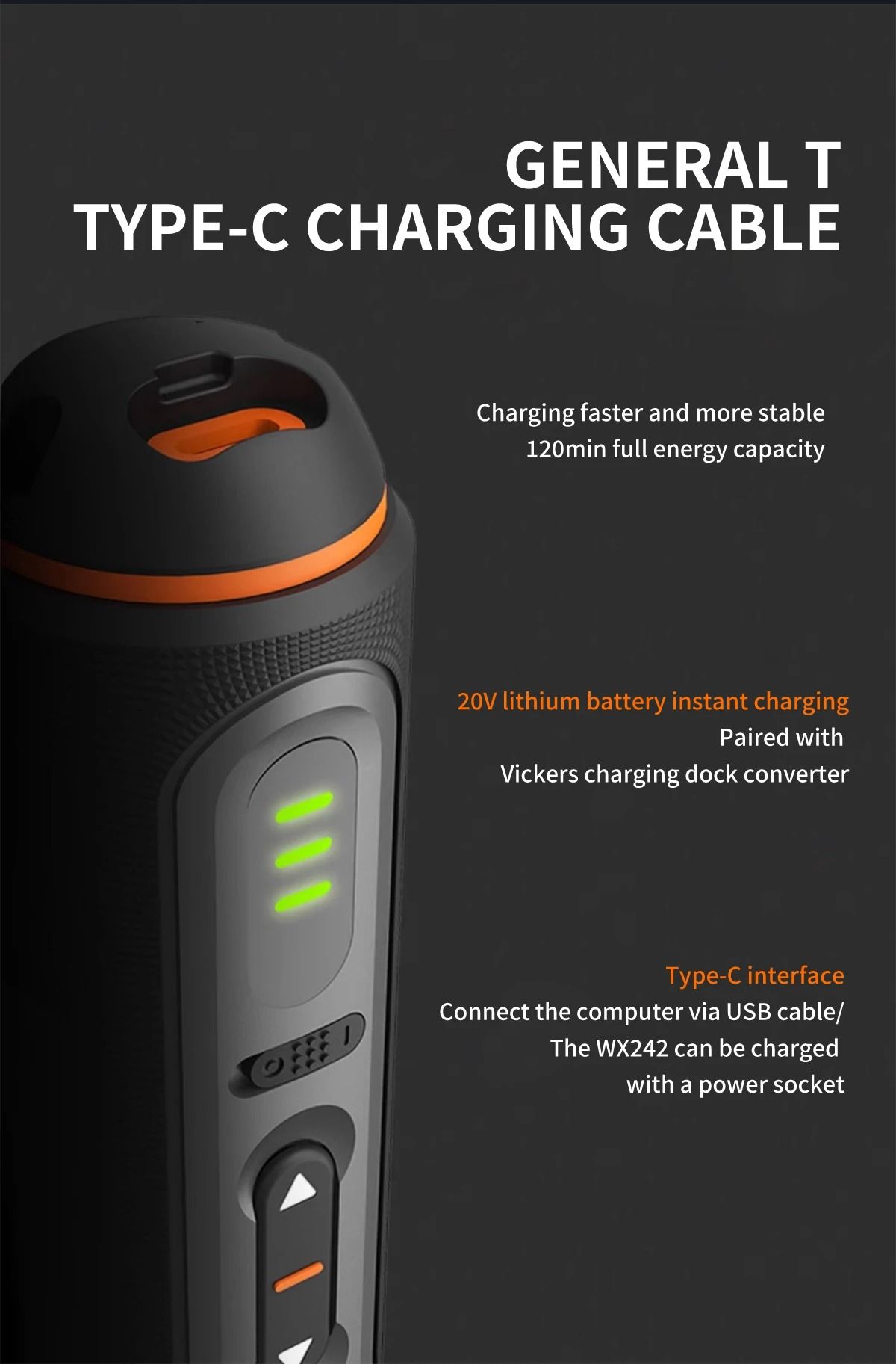 Smart Rechargeable Electric Screwdriver Kit with 30 Piece Bit Set