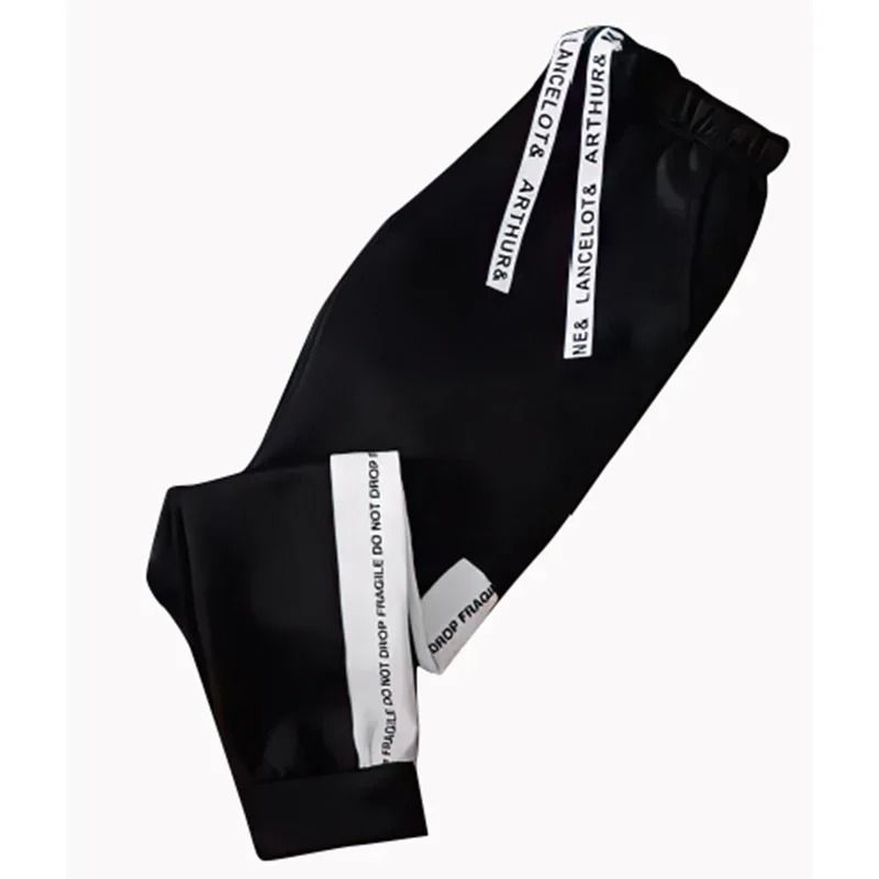 Mens Casual Letter Print Hoodie and Jogger Set