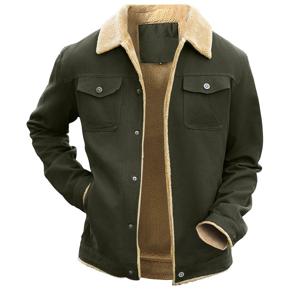 Mens Waterproof Winter Jacket | Thermal Fleece-Lined Outerwear
