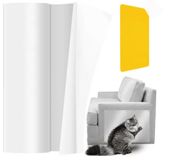 ClearGuard Cat Scratch Deterrent Tape Furniture Protection Film