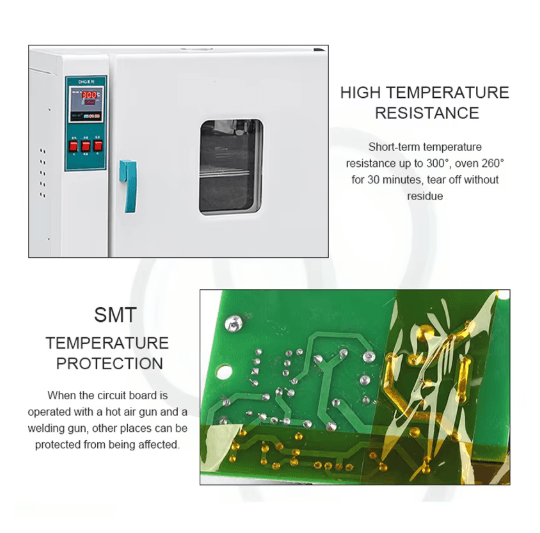 Gold Polyimide High-Temperature BGA Tape – Heat-Resistant Insulation Tape for Electronics