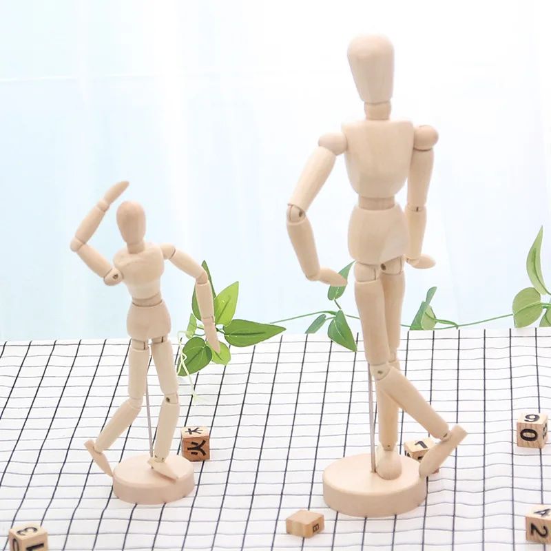 Wooden Drawing Mannequin Movable Artist Figure Model