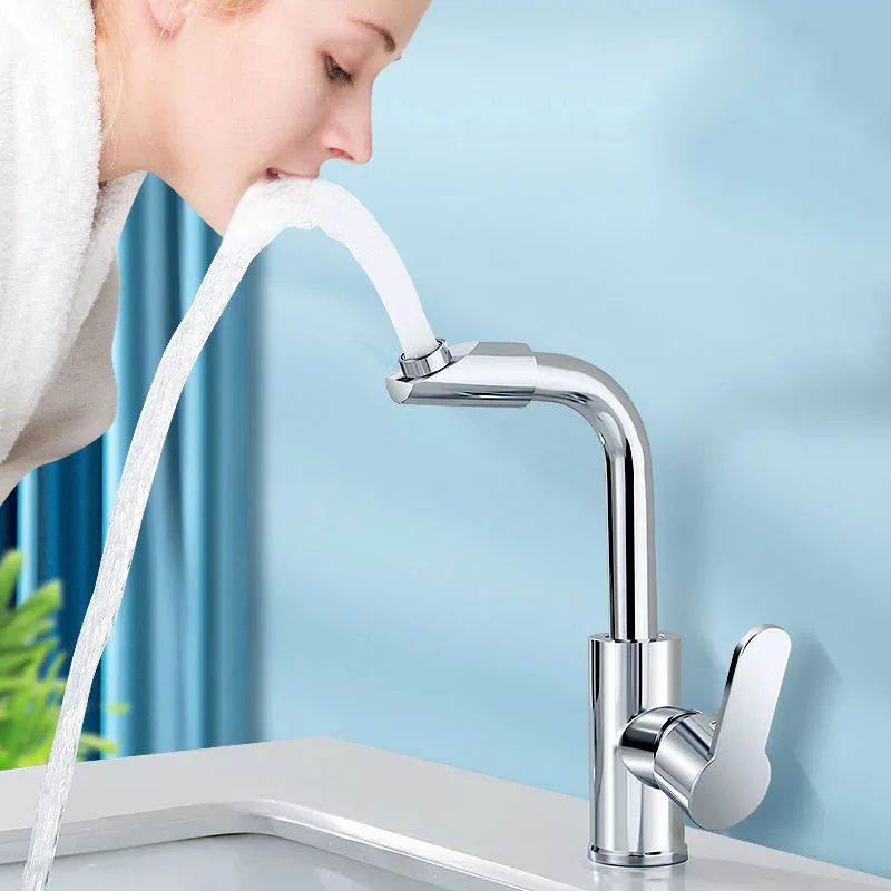 360 Rotating Kitchen Faucet Extender Dual Mode Splash Proof Sink Tap