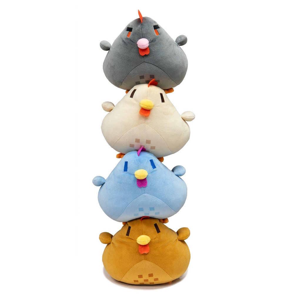 Colorful Chicken Plush, Cartoon Pillow Toy, Birthday Gift for Kids, Christmas Plush Animal
