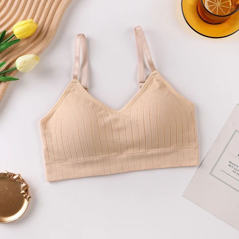Seamless Wireless Padded Bralette Crop Top