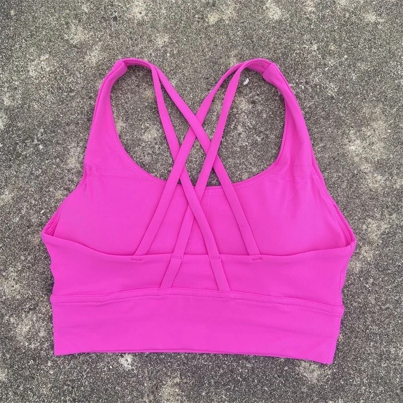 PowerCross High Strength Fitness Bra Cross Back Padded Top