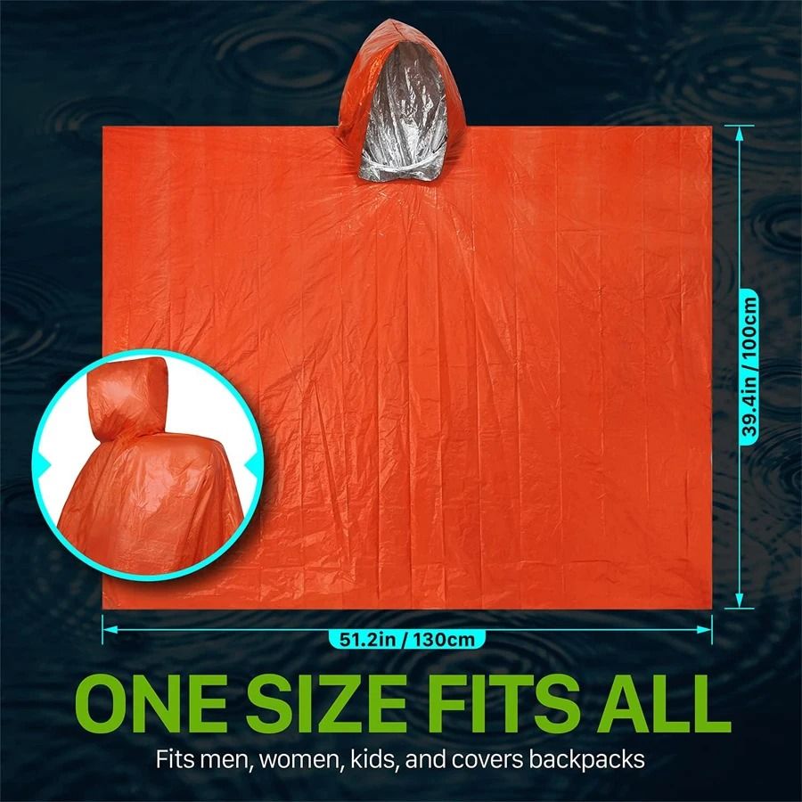 Emergency Thermal Survival Poncho