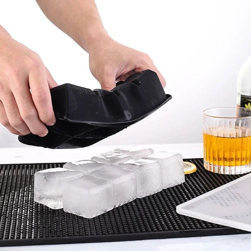 Silicone Ice Cube Molds Reusable Cocktail Freezer Tray