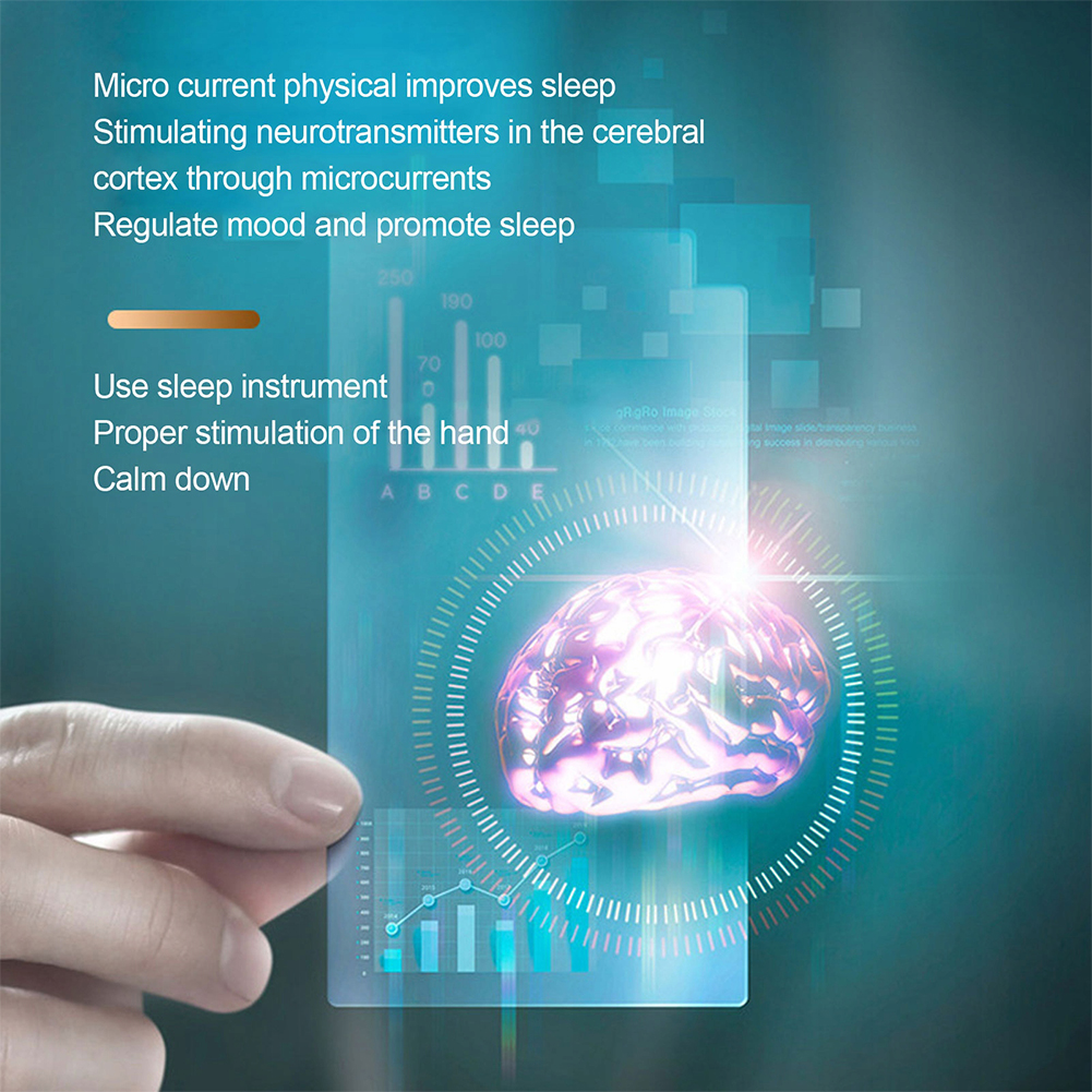 Handheld Micro-Current Sleep Aid, Relieve Anxiety, Help Sleep, Pressure Relief, Insomnia Relaxation Device