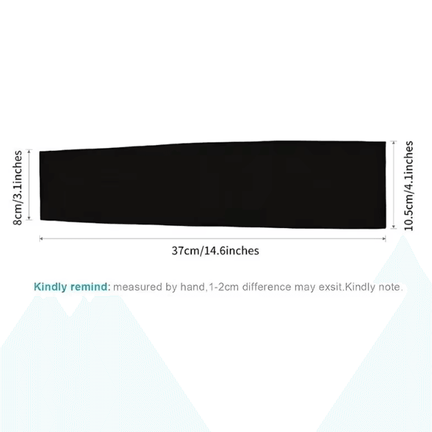 Ice Silk Cooling Arm Sleeves with Fingerless Design for UV Protection and Outdoor Sports
