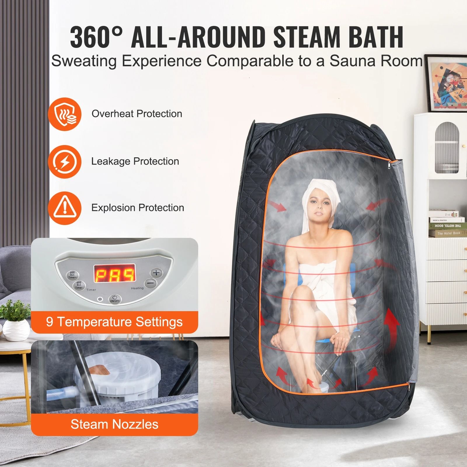 Premium Portable Therapeutic Steam Sauna