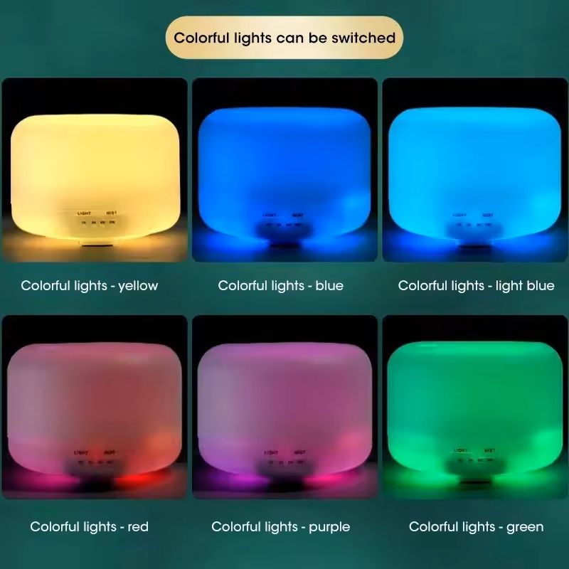 Mini USB Humidifier and Essential Oil Diffuser with Night Light