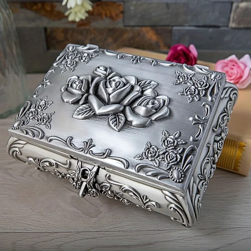 Luxury Large Capacity Jewelry Storage Box with Secure Lock