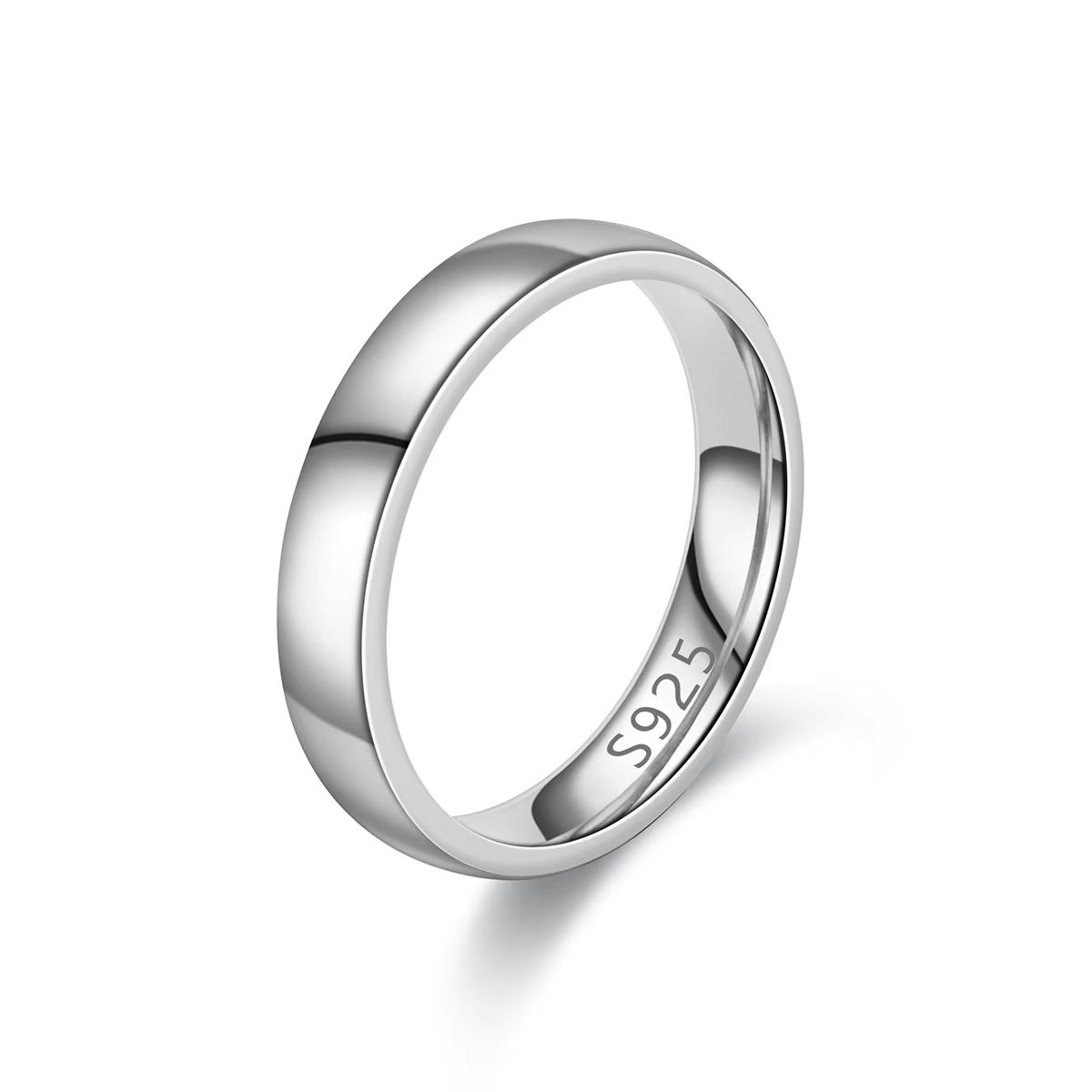 Gold Plated Simple Couple Wedding Engagement Ring