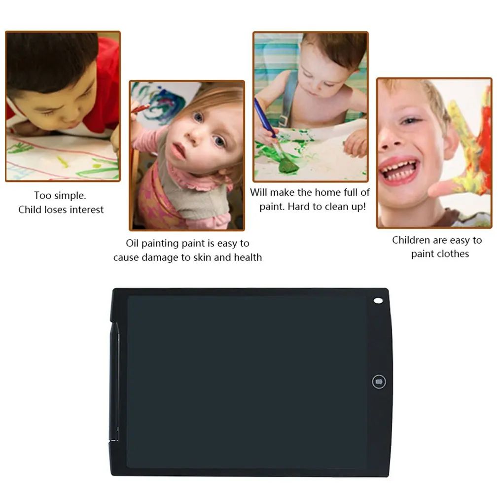 8.5 Inch LCD Writing Tablet for Kids and Adults Digital Drawing Board Reusable Handwriting Pad Ultra Thin Portable LCD