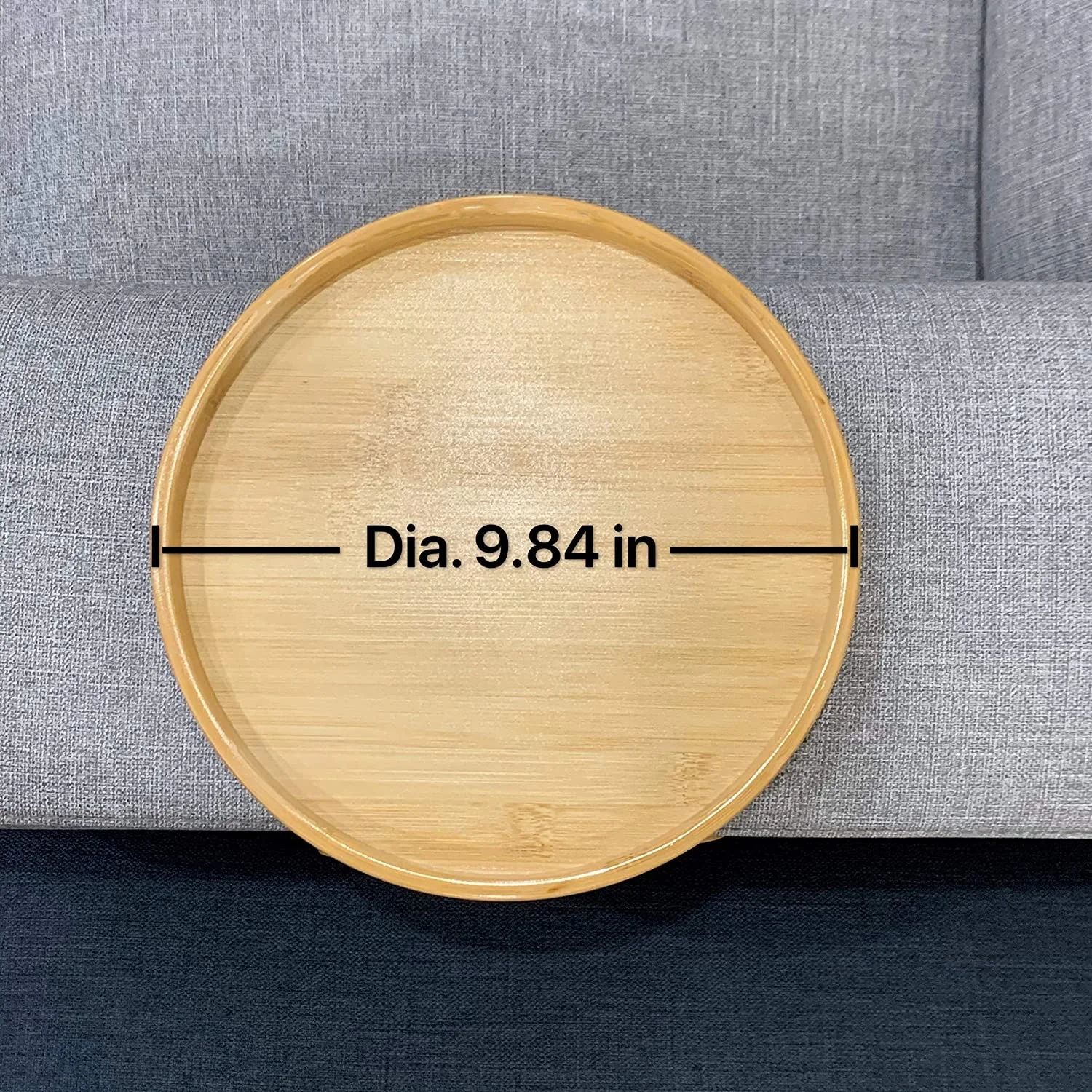 Wooden Sofa Armrest Clip On Tray Table