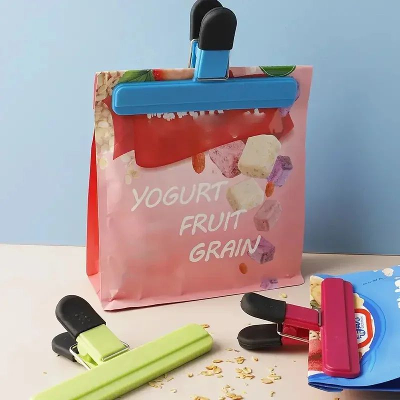 Heavy Duty Reusable Food Bag Clips Set