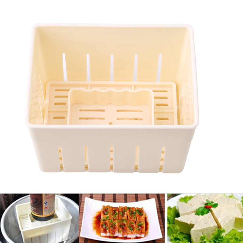 Homemade Mold Plastic Tofu Press Mould Soybean Curd Maker Kitchen Tool