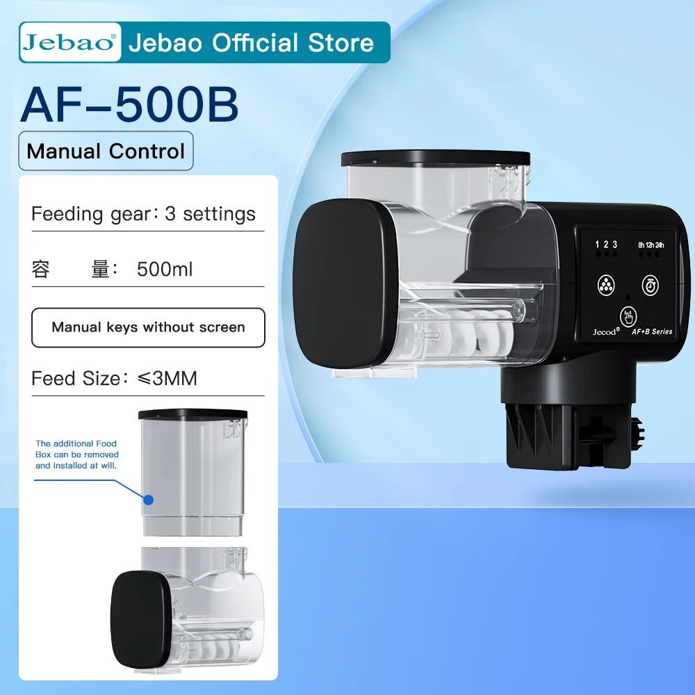 Automatic Aquarium Fish Feeder with Timer and Wireless Remote Control