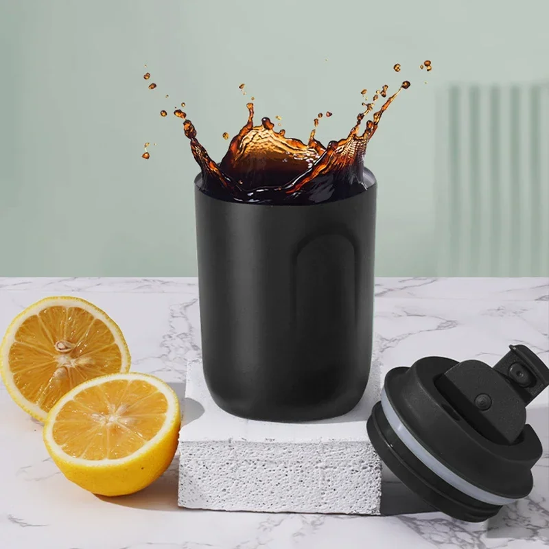 Mini Thermos Bottle Coffee Mug Stainless Steel Cup Thermal Leakproof Vacuum Flask Double Wall Tumbler Insulated