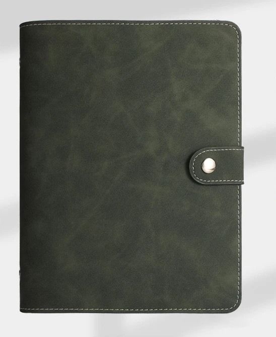 Soft PU Leather DIY Binder – A5/A6/A7 Photocard Collect Book, Bullet Journal & Agenda Planner Cover