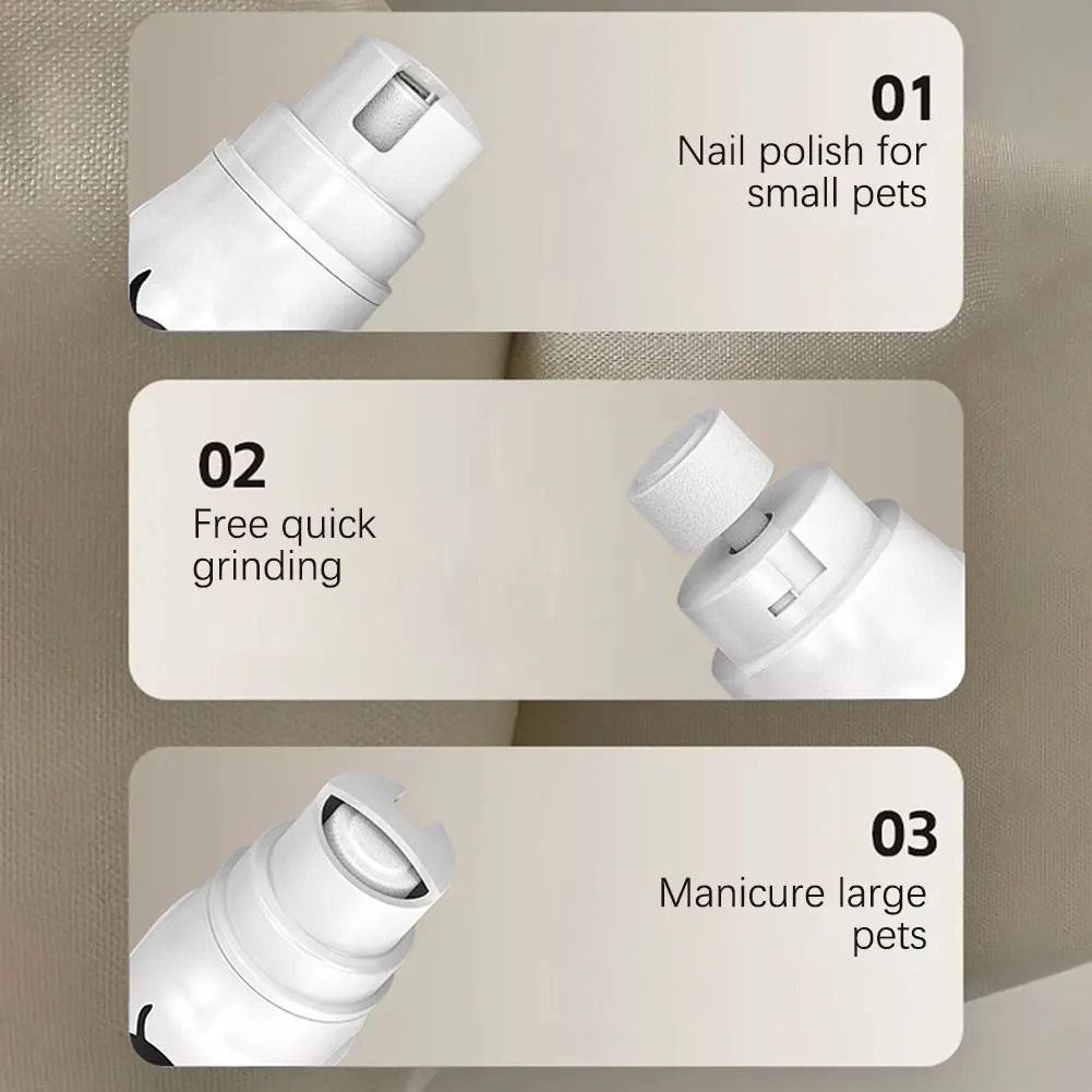 Smart Triple Speed Electric Pet Nail Polisher