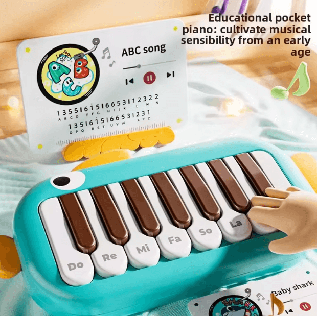 Mini Pocket Piano Keyboard Toy – Portable Baby Musical Learning Instrument
