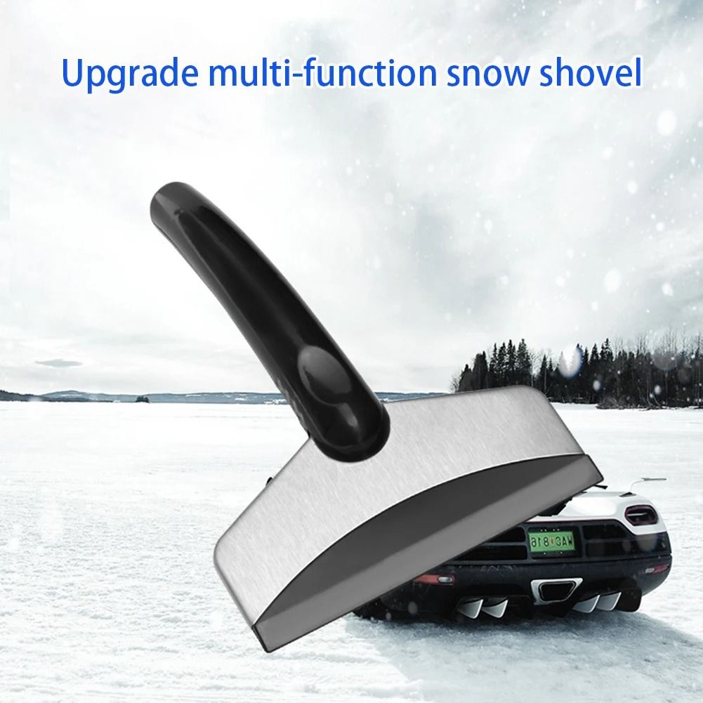 Snow Removal Scraper Stainless Steel Windshield Ice Cleaning Tool