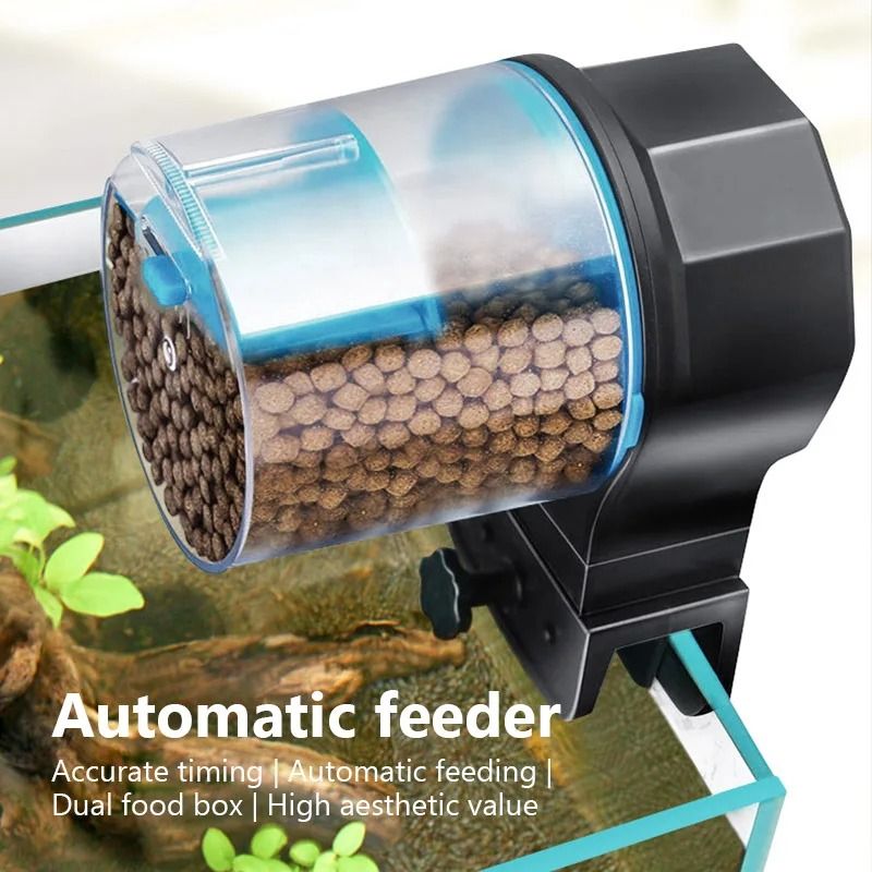 Automatic Fish Tank Feeder Intelligent Large Capacity Aquarium Feeder