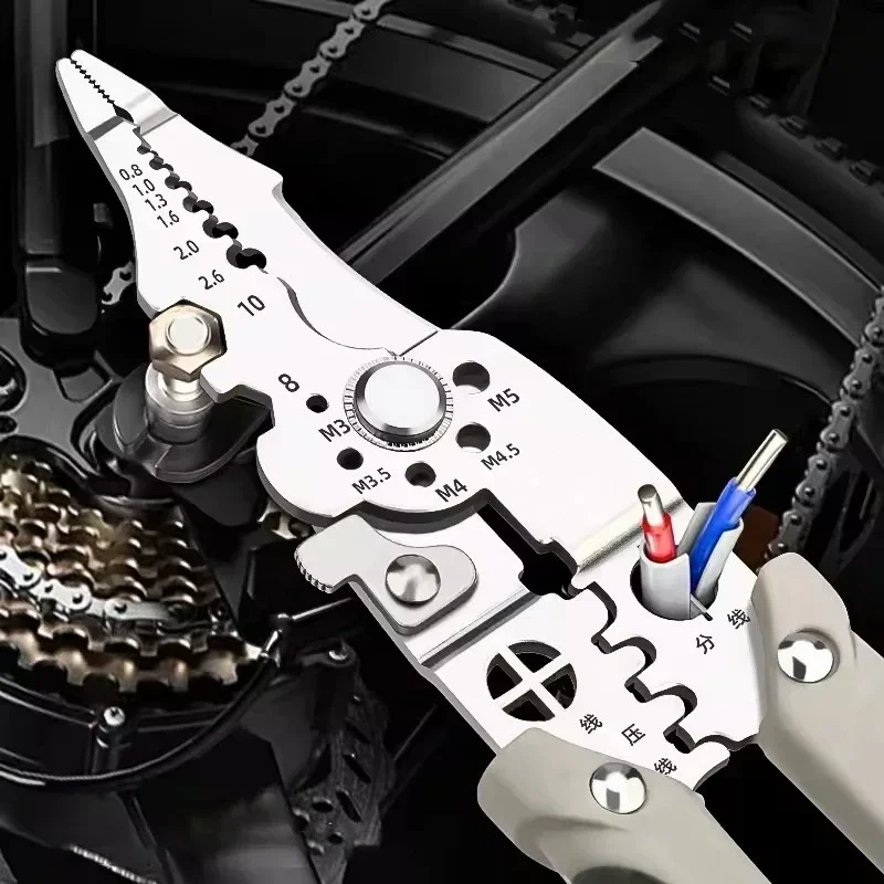 High-Quality Multi Functional Pliers For Electricians, Wire Splitting, Stripping, and Crimping