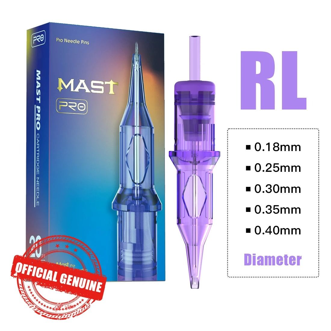 Professional Tattoo Cartridge Needles Set Round Liner Disposable Universal Fit
